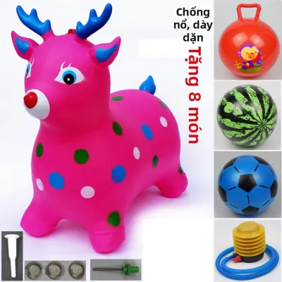 Ngựa Nhún Nhảy Hơi Khí Có Nhạc cho Trẻ Em