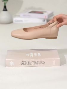 Comfy Soft Leather Small Wedge Professional Womens Shoes
