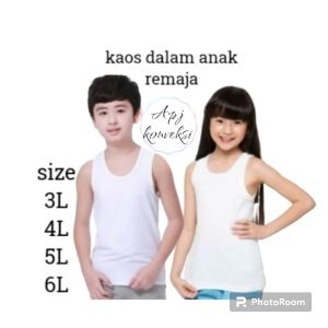 kaos dalam anak remaja 12pcs