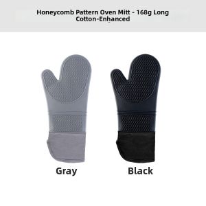 Heat Resistant Thickened Silicone Oven Gloves