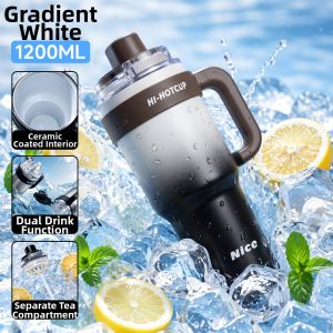 PAKCHOICE | High Appearance Thermos Straw Cup Insulated Water Bottle
