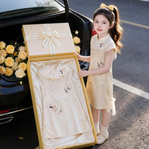 ZIRUIBABA | Childrens Summer Cheongsam Dress New Chinese Style