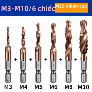 LAOA | Mũi Khoan Xoắn Ốc M35 Chứa Coban Dùng Cho Thép Không Gỉ Mũi Khoan Đa Năng Tích Hợp Chức Năng Khoan Taro Và Tạo Cạnh Vát Trong Gia Công Kim Loại