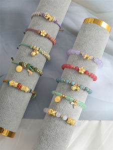 Handmade Beaded Bracelet Vintage Bell Flower Butterfly Knot Lucky Charm Fashion Jewelry Alloy/Gold Plated/Silver Plated Original Design