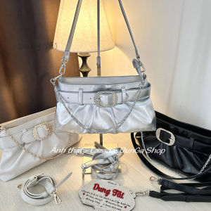 [Chuẩn hãng] Túi nữ kẹp nách + đeo chéo đeo vai size (22cm miệng - 30cm đáy) thiết kế kiêu thắt lưng nổi bật full màu