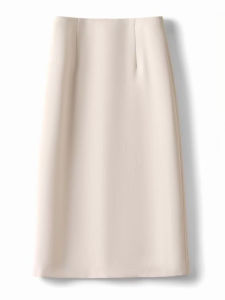 New in Summer Womens High Waist Slim Fit Medium Length Straight Leg Split Wrap Around Skirt Fashionable and Elegant