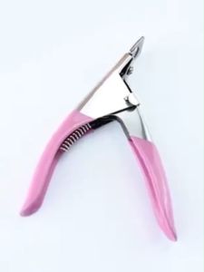 B&E Stainless Steel Silver Nail Tips Edge Cutter Clipper False Tool UV Acrylic