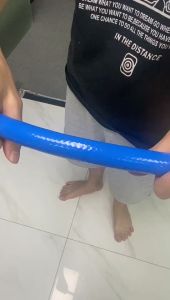 สายยางสีฟ้า เกรด AAAA นวัตกรรม ญี่ปุ่น ขนาด 1/2นิ้ว / 5/8นิ้ว / 3/4นิ้ว สาย3ชั้น ป้องกันแสงและตะใคร่น้ำ ผลิตจาก PVC ใหม่ 100% ท่อลดความดัน