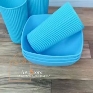 PROMO PAKET HEMAT 12 PCS MUG CANGKIR SET MANGKUK PLASTIK DOP SUPER TEBAL BPA FREE DAN PP 5