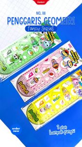 Penggaris Geometri 1111 Fancy Series / Penggaris Geometric