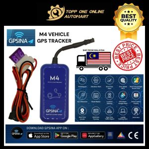 GPSINA M4 12V-36V VEHICLE/VAN/LORRY 4G GPS TRACKING (FREE 1 YEAR SIM CARD DATA)