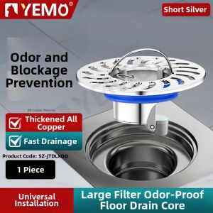 YEMO | Odor-Proof Insect-Blocking Copper Drain Cover