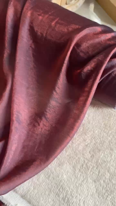 Vải Voan Tơ Ánh Nhũ Khổ 1m48 - Mềm Mại Mỏng Rũ Không Co Giãn - May Áo Dài Áo Kiểu Váy Đầm