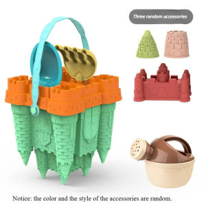 Beach Castle Bucket Play Sand Set Toys Sand Scoop Children Summer Toys Sand Toys Sand Box for Kids Outdoor Family Funny Gifts
