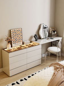 YANGYING | Modern Minimalist Dressing Table with Drawer Jewelry Storage Cabinet