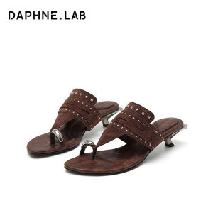 DAPHNE LAB | Dép Bệt Mũi Kẹp Đế Kim Loại Thời Trang Đáng Mua