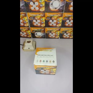 LAMPU LED LIPAT 45WATT MODEL BOLA DAN UFO LED FOOTBALL LAMP ORIGINAL Putih Bohlam