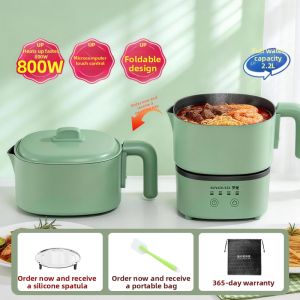 ROYADULEX | Portable Multifunctional Folding Electric Hot Pot 2L