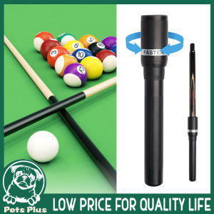 ★Same Day Shipping★ Pool Cue Extension for Billiards Cue and Snooker Cue Stick Telescopic Adjustable Extension Butt Rod Stick Billiard Accessories Pool-Cue-Extender-Black