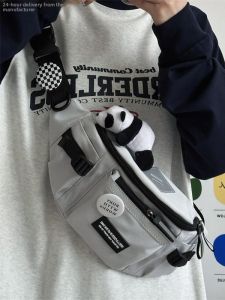 Childrens Cycling Chest Bag 2025 New Style Boys Girls Large Capacity Sports Bag Students Universal Fashion Trend Backpack