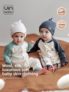 UIN BABY | Wool Silk Insulated Thermal Infant Romper