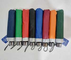 Payung Lipat Lasika 010 Warna Polos Lapis Silver Rangka Kuat Premium