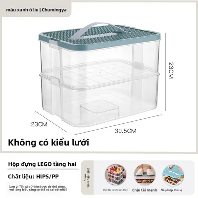 CHUMX | Hộp Lưu Trữ Gạch Nhỏ Đa Ngăn