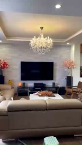 (Video+Ảnh thật) Đèn chùm pha lê nến cao cấp 15 tay phong cách hoàng gia cho phòng khách nhà hàng biệt thựtặng bóng