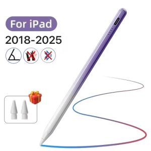 Stylus Pen for iPad 2018-2026Magnetic Adsorption No Bluetooth Double Tap StartPalm Rejection4 LED Indicator for Note Drawing