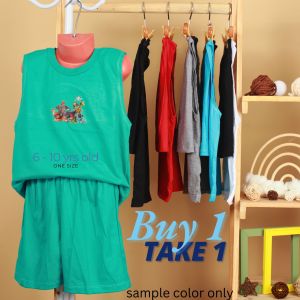 MUSCLE TERNO SHORT FOR KID 6-10 YRS OLD 1 PAIR AVAILABLE