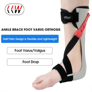 CCW 1PCS Foot Drop Brace Adjustable Buckle Soft Posture Correct Ankle Foot Orthosis Support Brace for Hemiplegia