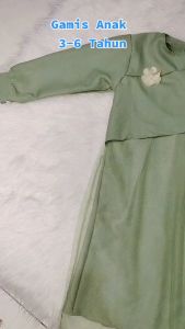 Baju Muslim Anak Perempuan: Set Hijab Syarii Mecca Kids & Gamis Jersey Model Terbaru
