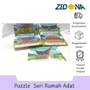 Puzzle seri Rumah adat Tongkonan Toraja