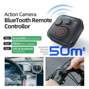 BT5.1 Selfie Remote Controller for Insta360 Gopro Action Camera Ios&Android Bluetooth-compatible Remote Control Smartphone