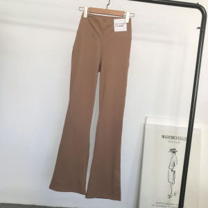 High Waist Yoga Pants Womens Sporty Slimming Quick Dry Micro Flared Trousers Breathable Four Seasons Universal Online Sales