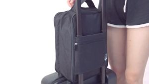 Túi Đựng Giày Túi Đựng Dép 4 ngăn dạng Túi Du Lịch tiện dụng CÓ QUAI GÀI VALI và NGĂN NGOÀI ĐỂ PASSPORT VÉ BAY