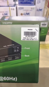 HDMI SPLITTER 1 ออก 8 HDCP 18Gb 4K 60MHZ V2.0 Iภาพชัดระดับโรงหนัง