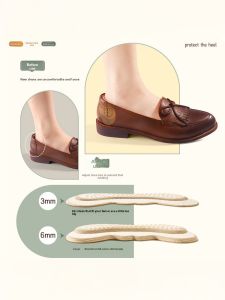 Anti-Fall and Anti-Wear Shoe Insoles Half Size