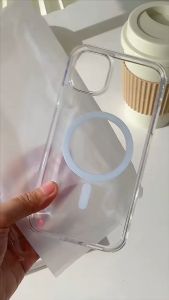 Magsafe Clear Case IPHONE 11 11 PRO 11 PRO MAX 12 12 PRO 12 PRO MAX 13 13 PRO 13 PRO MAX 14 14 PLUS 14 PRO 15 15 PRO 15 PLUS 15 PRO MAX Magnetic Connect Charger