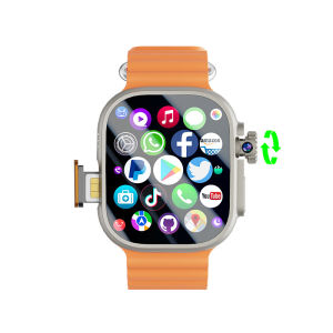 2025 New DW100 Smart Watch S10 Ultra 3 Android 10.0 180° Rotary Blood Pressure Camera GPS WIFI 2.29 inch Amoled Smartwatch 256GB