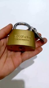 Kunci Gembok 40mm Pintu Pagar Gerbang Rumah Padlock Kuning Besi Pendek 40 mm 40mm 3 Anak Kunci