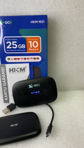 MIFI ROUTER HKM M21 XL GO MODEM WIFI 4G LTE HKM M21 TELKOMSEL (UNLOCK)