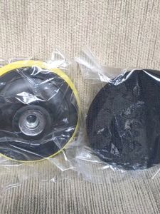 Tatakan Dudukan Amplas Velcro 4 inch Perekat Amplas 4\" Gerinda Tangan