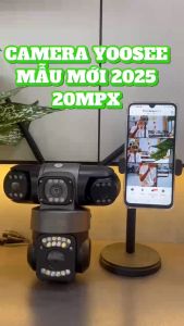 [New Pro 840] Camera Yoosee ngoài trời 4 Mắt (3 Mắt Xoay Được) Phiên Bản ProMax Chính hãng Yoosee