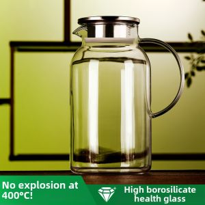 ZHENG FU | Heat-Resistant Large Capacity Glass Water Pitcher for Tea Brewing