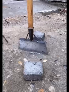 21/27/32CM Multifunctional Cleaning Shovel All-Steel Flat Shovel Weed Scraper Shovel for Gardening Digging