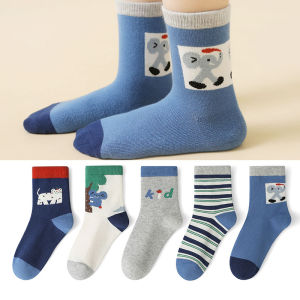 LIUZHISHU | Long Winter Kids Socks For Boys Medium to Large