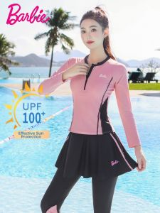 Barbie | New Conservative Split Slimming Plus Size Swimming Suit