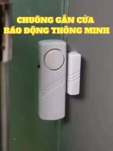 Chuông Báo Động Từ Tính Gắn Cửa Cửa Ra Vào Cửa Sổ Nhỏ Gọn Thông Minh Chống Trộm Tặng kèm 2 Pin
