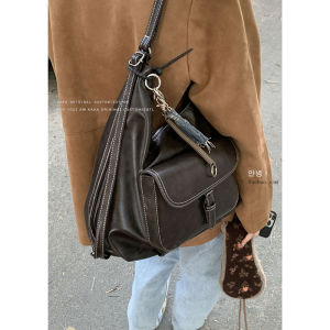 Caler Maillard Retro Underarm Bag Womens Autumn 2024 New Arrival Tide South Korea Shoulder Large Capacity Totes
